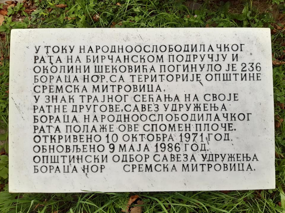 Gdje su danas spomenici NOB-a?