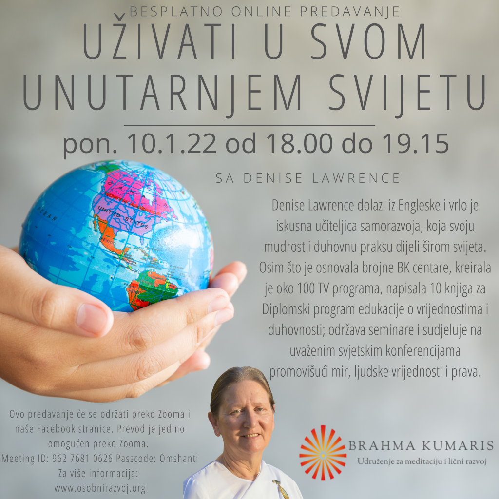 Besplatno online predavanje: Uživati u svom unutarnjem svije