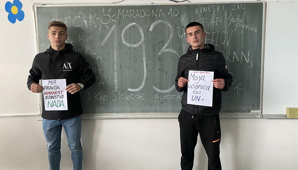 U Mješovitoj srednjoj školi Maglaj obilježen 24.10. – Dan UN