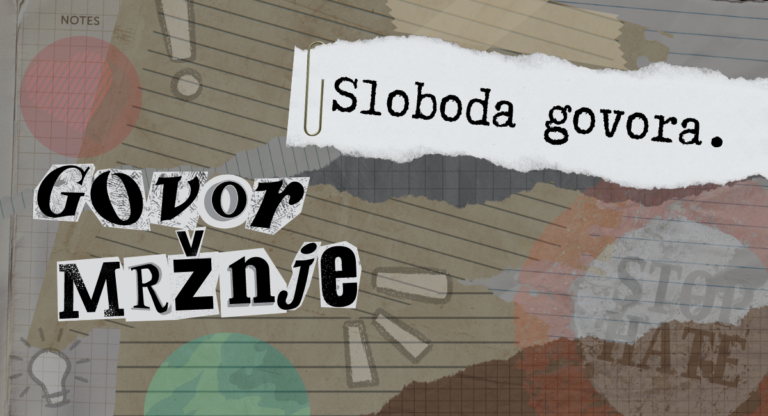 Govor mržnje nije sloboda govora ni alat mira