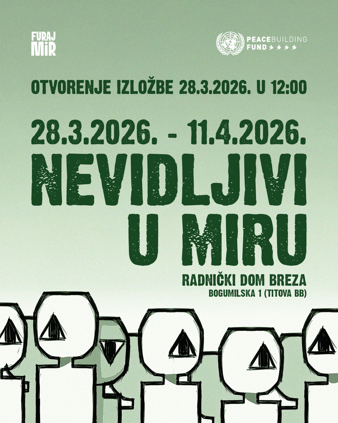 Otvaranje izložbe “Nevidljivi u miru”