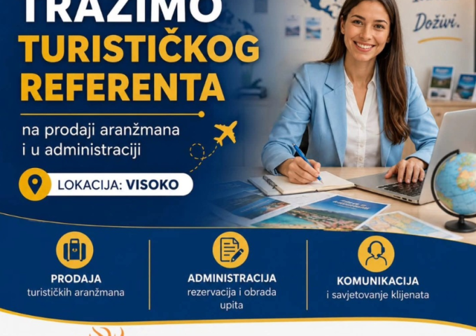 Odmori.ba: tražimo turističkog referenta!