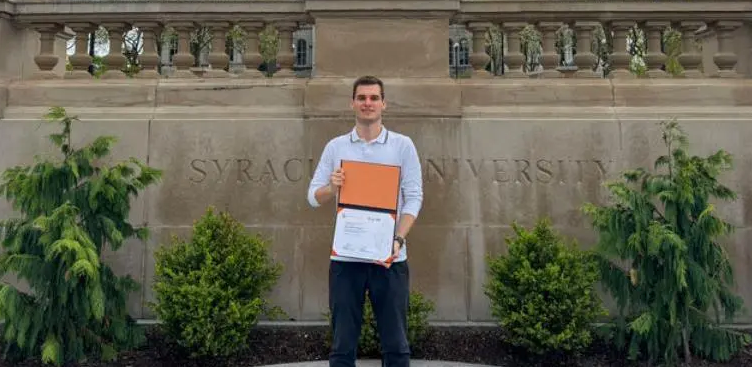 Teo Milanković iz Prnjavora na prestižnom programu u SAD-u i Syracuse University