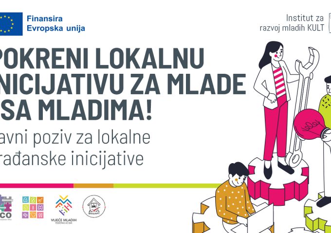 Pokreni lokalnu inicijativu za mlade i sa mladima!