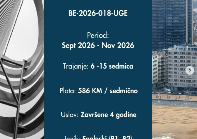 IAESTE: Dvije sjajne prakse u Belgiji