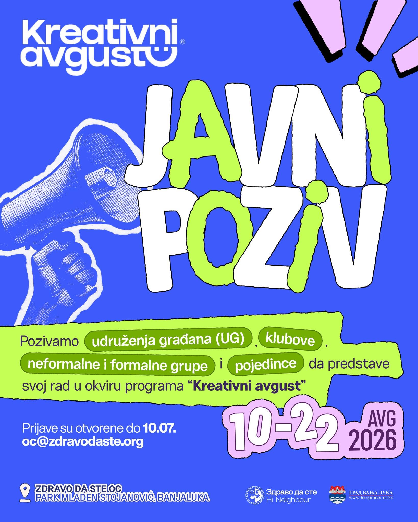Prijavite se za DIY zonu Festivala Kreativni avgust!