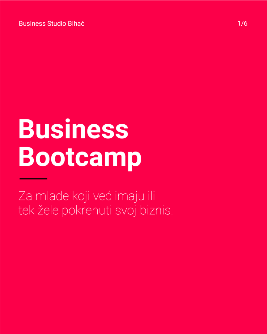 Prijavi se na Business Bootcamp za mlade