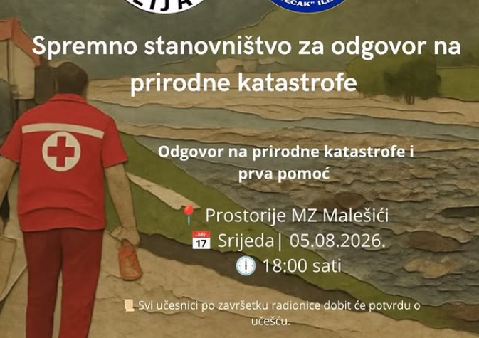 Edukativna radionica: Spremno stanovništvo za odgovor na prirodne katastrofe