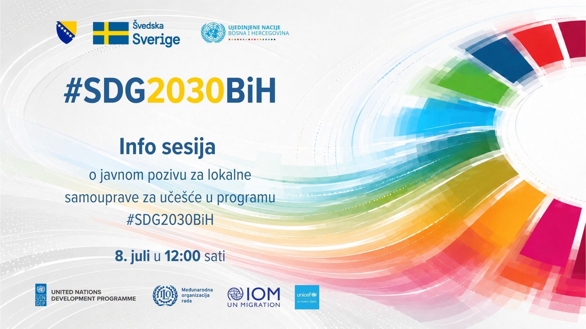 Info sesija: Napredovanje ka Agendi 2030 kroz upravljanje i održivi rast – SDG2030BiH“