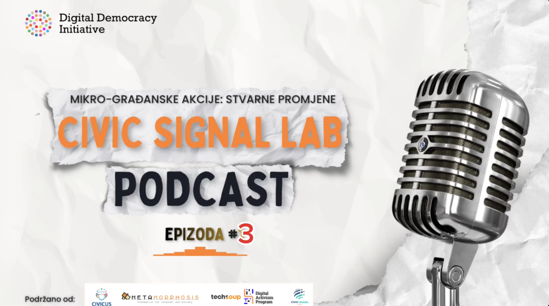 Civic Signal Lab – Treća epizoda: Digitalni impuls građana